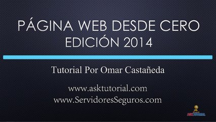 Aprende a crear una página web desde 0
