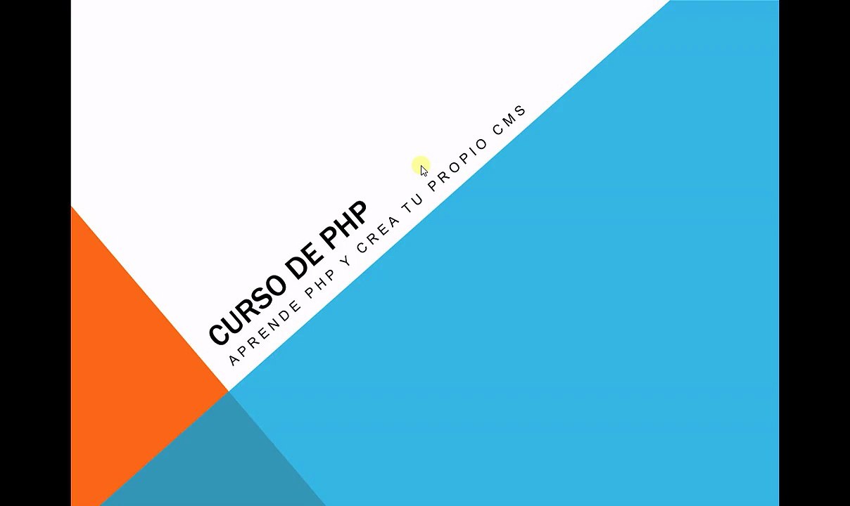 Aprende a programar en PHP y desarrolla tu propio CMS