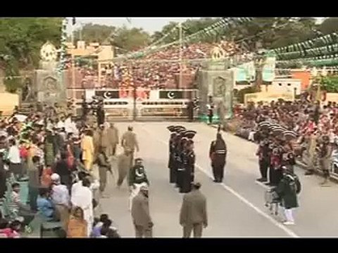 Wagah Border -Flag Lowering Ceremony Pakistan Army Parade