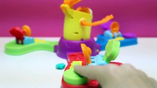 Play Doh Launch Game Play Doh Gob Fou Lanzadera Play-Doh Hasbro Toys Review Gumball Machine