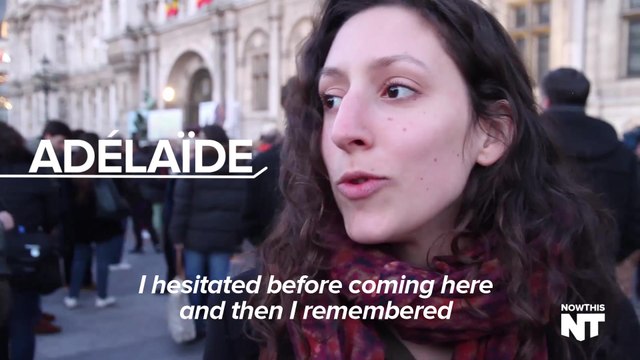 Parisians Show Solidarity With The Victims Of Brussels