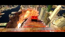 Iron Man riding his Lightning Rayo McQueen Cars  HD 1080p (Disney Pixar Cars)