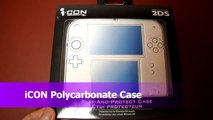 Unboxing iCon Polycarbonate clear plastic case Nintendo 2DS system console 3DS Games Porta