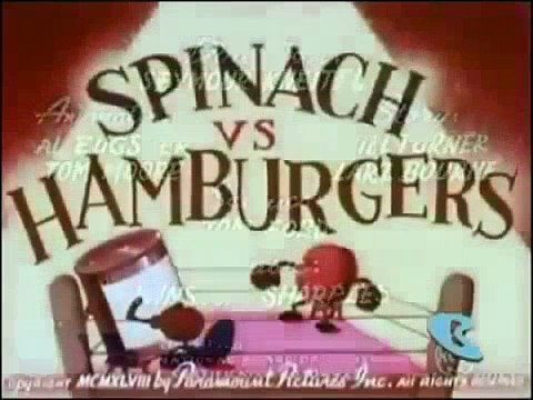 Popeye The Sailor Man - Spinach vs Hamburgers : Cartoon Classic Full Popeye Cartoon