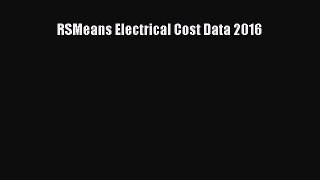 Download RSMeans Electrical Cost Data 2016 Ebook Online