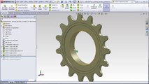 Best OF SolidWorks- Bicycle Sprocket