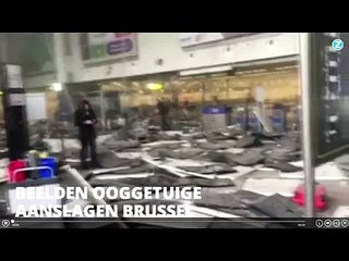 BOMB ATTACK BELGIUM 22-3-2016 Muslim BRussel Attack aanval [Low, 360p]