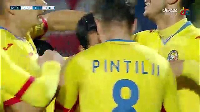 Nicolae Claudiu Stanciu Super Goal - Romania 1-0 Lithuania 23.03.2016