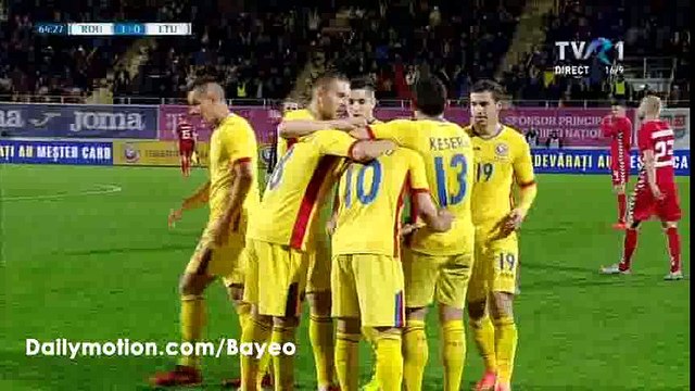 Nicolae Stanciu Goal HD - Romania 1-0 Lithuania - 23-03-2016 Friendly Match