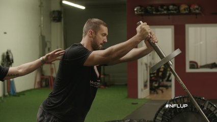 NFL Up!: Dynamic landmine drill