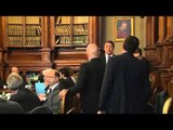 Roma - Sicurezza, Renzi presiede riunione con i capigruppo di Camera e Senato (23.03.16)