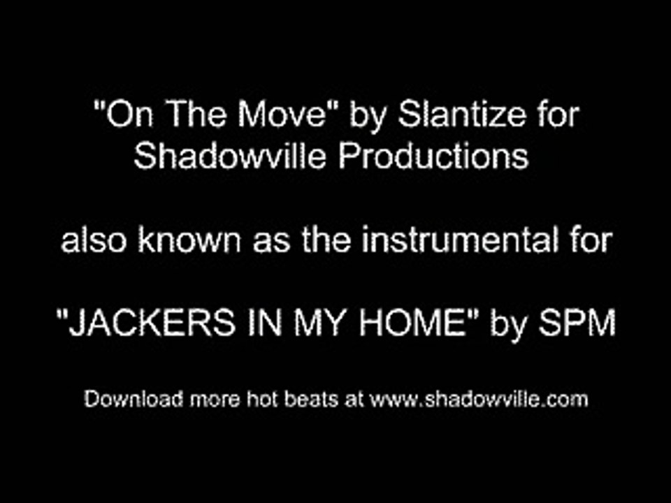 SPM - Jackers In My Home Instrumental Beat