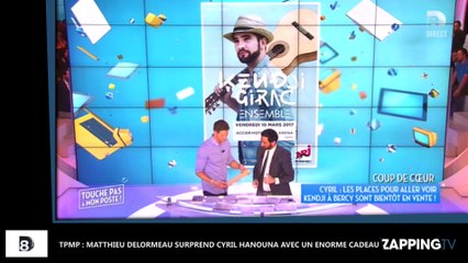 TPMP : Matthieu Delormeau surprend Cyril Hanouna avec une énorme surprise (Vidéo)