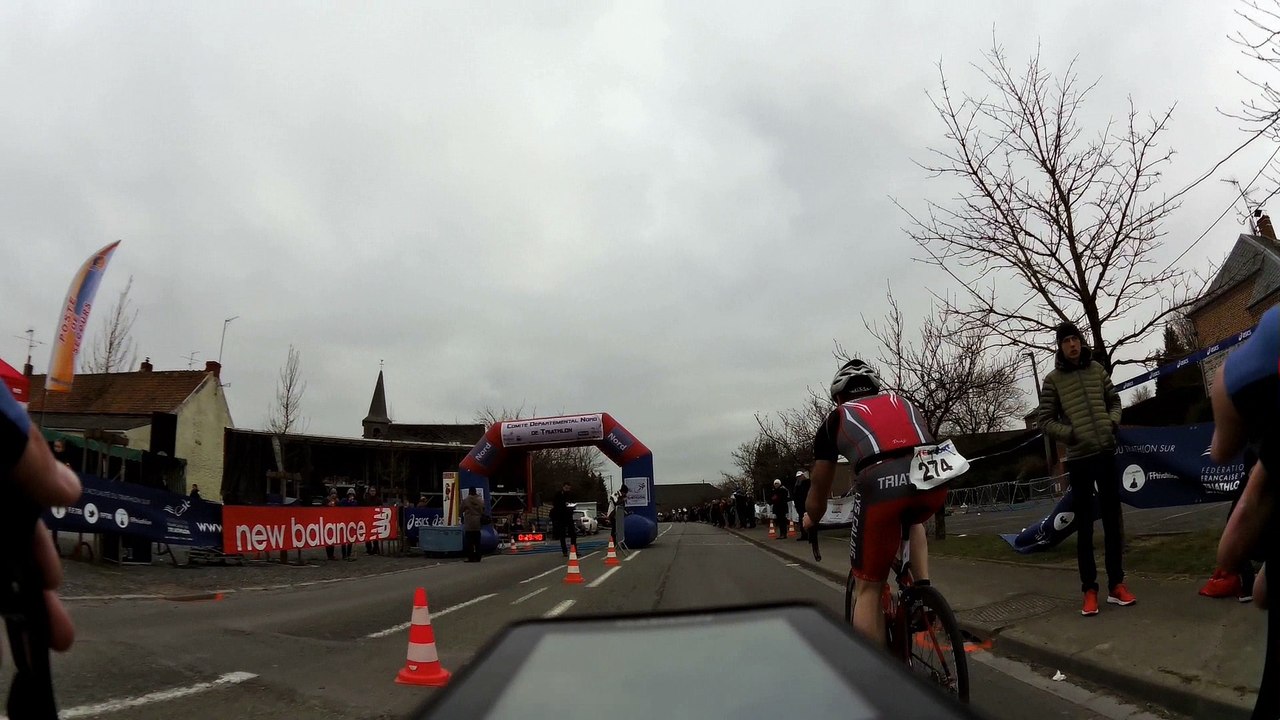 Duathlon d'Houdain lez Bavay partie vélo 2016