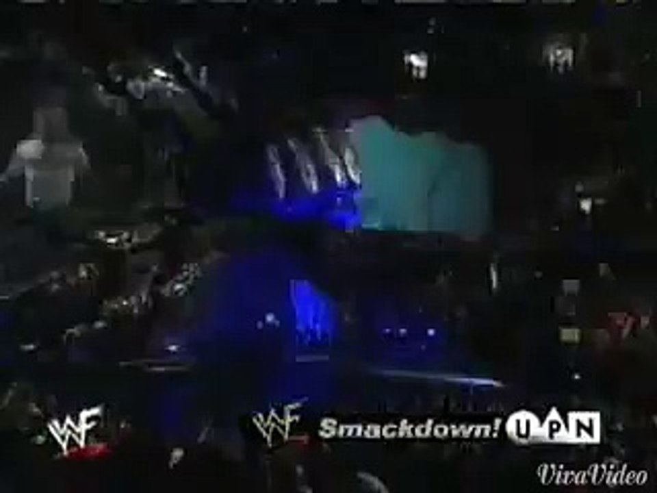 Hardy Boyz & Lita entrance Smackdown 2002