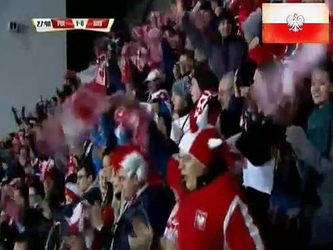 Jakub Błaszczykowski gol Polska vs Serbia