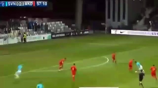 Roman Bezjak Goal - Slovenia 1-0 Macedonia - 23_03_16