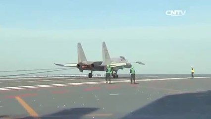J-15 Naval Fighters Aircraft Carrier Testing