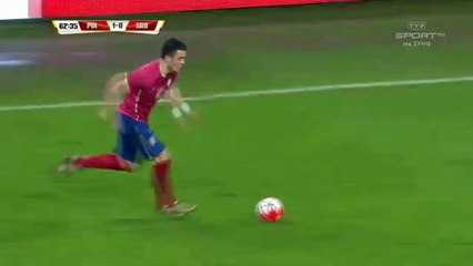 Adem Ljajić Super Chance - Poland 1-0 Serbia 23.03.2016