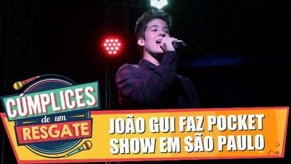 João Gui faz Pocket Show em São Paulo