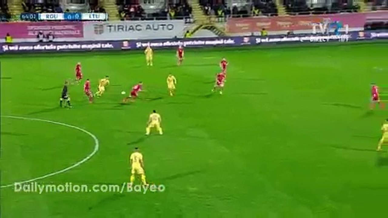 Nicolae Stanciu Goal HD - Romania 1-0 Lithuania - 23-03-2016 Friendly Match -