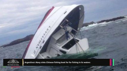 Argentinas Navy Sinks Chinese Fishing Boat