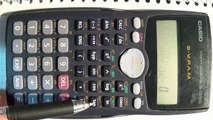 Manual calculadora: Cálculos funciones trigonométricas  (ejemplo)