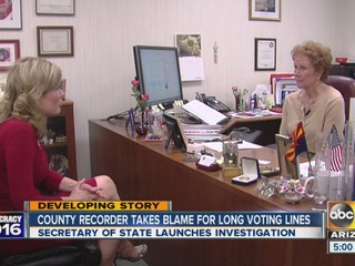 County Recorded takes blame for long voting lines