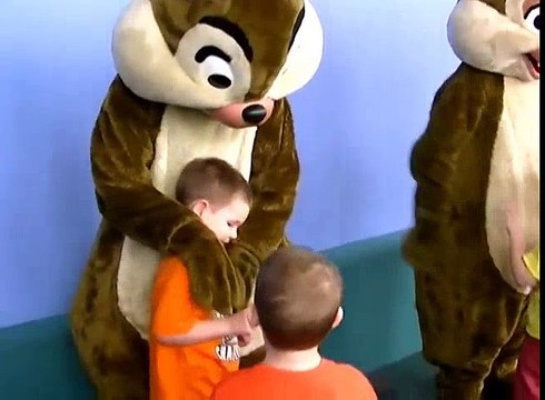 Disney Characters Chip 'n' Dale meet and greet at Walt Disney World Epcot Chip 'n' Dale