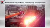 Stainless steel pipe hardening and tempering