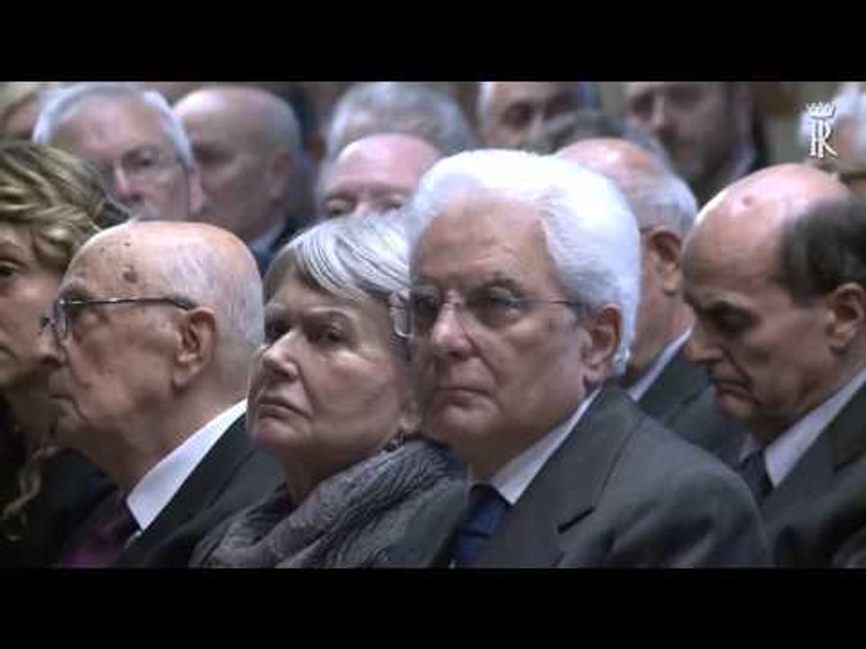 Roma - Mattarella alla presentazione del numero speciale della rivista Arel (23.03.16)