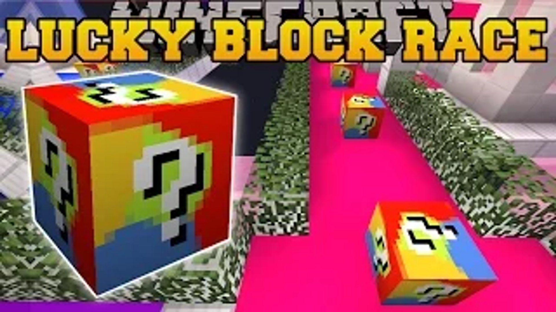 Lucky Block Races Map 1.12.2, 1.12 for Minecraft 