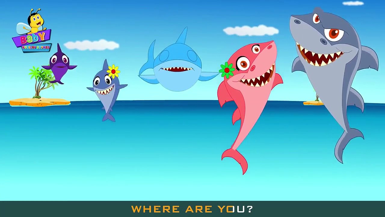 Finger Family Shark Family Nursery Rhyme | Animal Finger Family | Fish ...