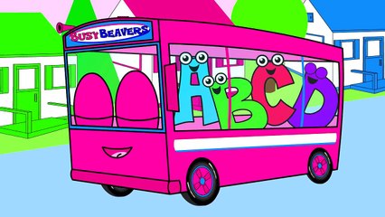 Wheels on the Bus Collection | Kids Nursery Rhymes | Childrens 3D Animation by Busy & Baby