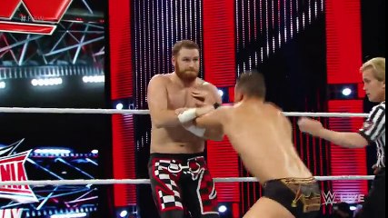 Sami Zayn vs. The Miz  Raw, March 14, 2016