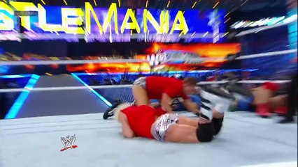 Eve gives Zack Ryder a low blow  WrestleMania XXVIII
