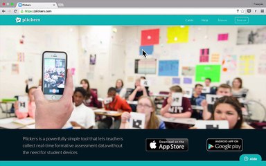PDC - Plickers - Créer une question sur le site