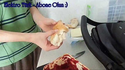 Biz acıkırsak - En lezzetli Tost Yapımı