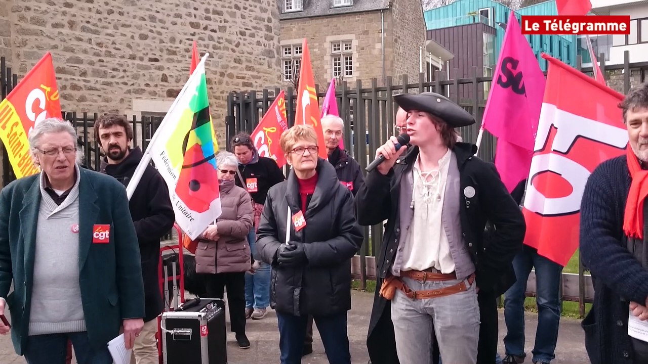 Loi Travail. Lycéens et étudiants aux côtés des salariés à Saint-Brieuc