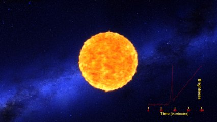 Caught for the First Time: The Early Flash of an Exploding Star