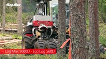 Harvesting Head Log Max 5000D on Eco Log 560D