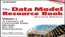 Read The Data Model Resource Book  Vol  1  A Library of Universal Data Models for All Enterprises