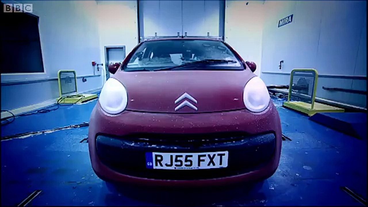Battling Arctic Weather: Hammond Vs Citroen C1 Top Gear Winter Olympics BBC