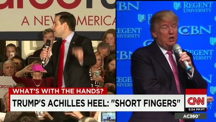Donald Trump's Achilles heel: 'Short fingers'