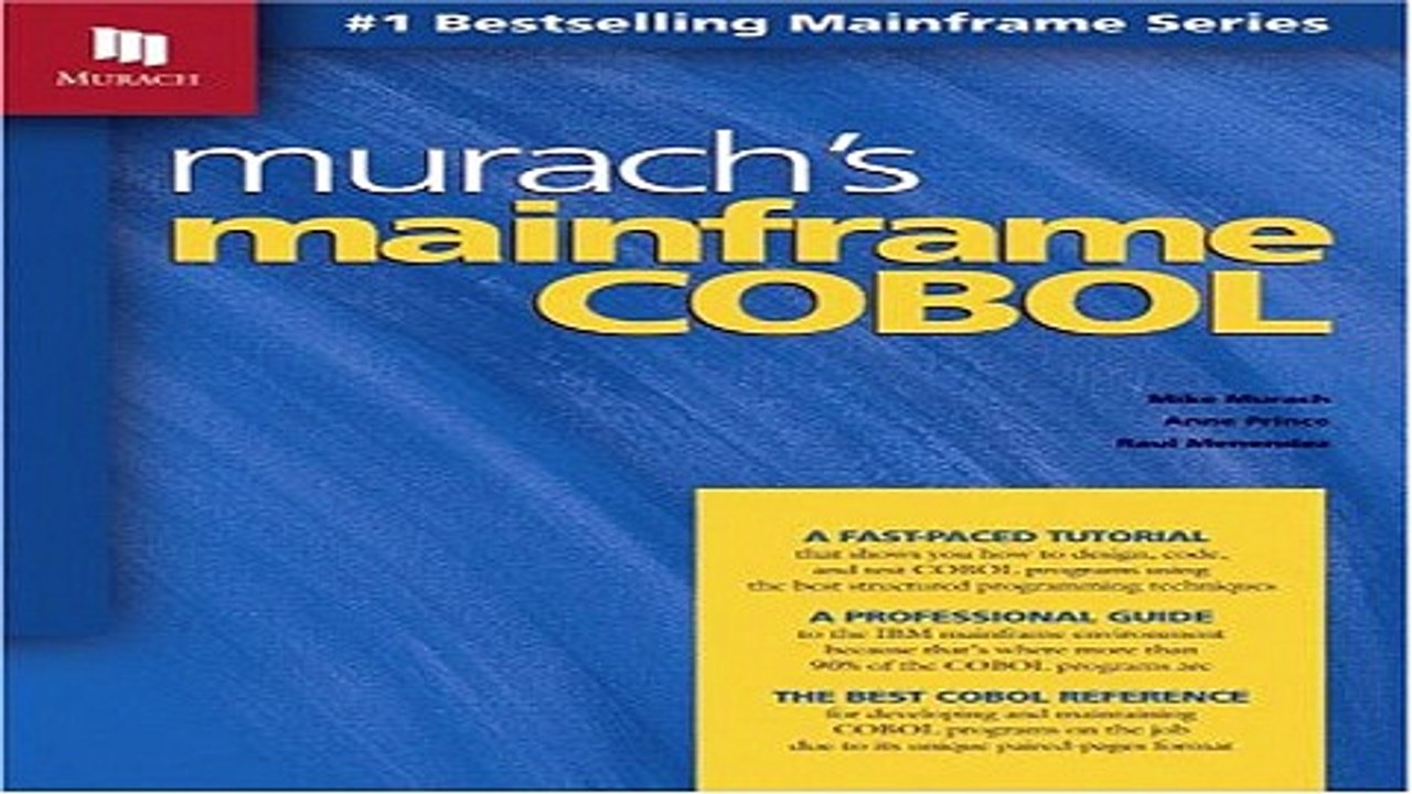 murachs structured cobol free ebook download