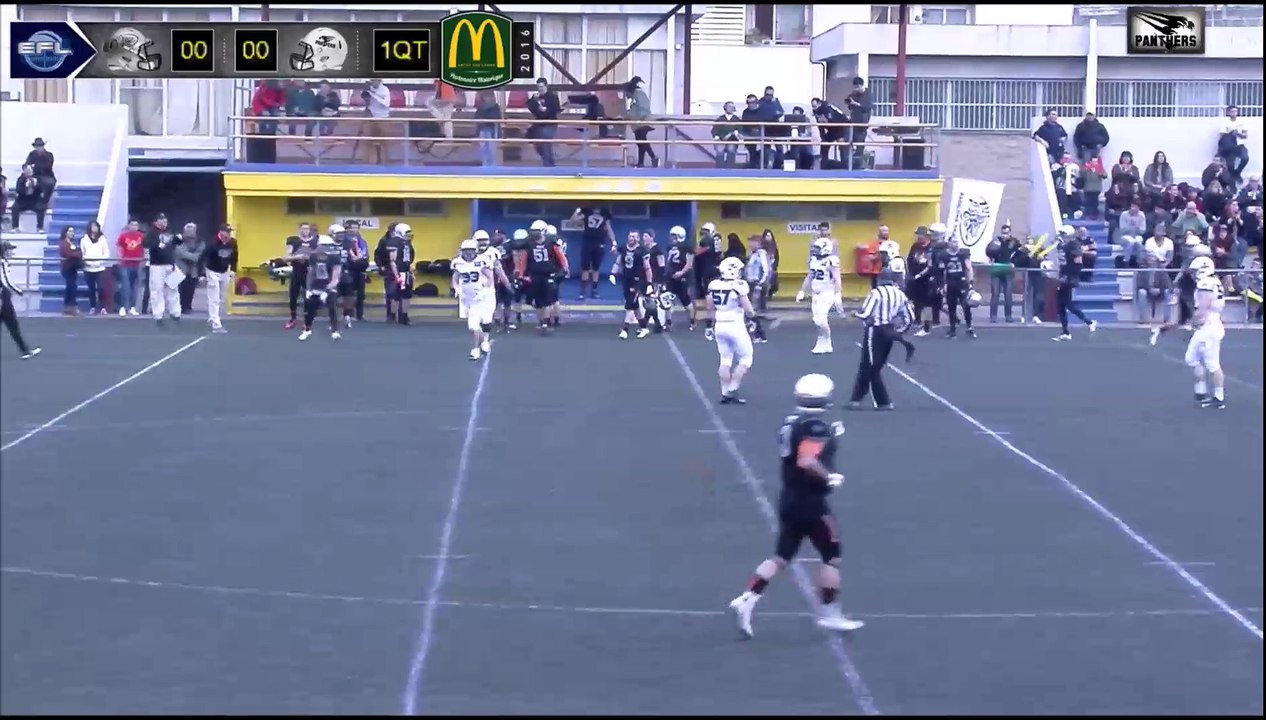 EFL 2016 : Badalona Dracs vs Black Panthers Thonon (1ère Mi-temps)