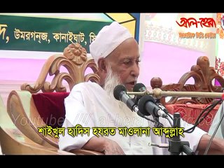 Bangla Waj শায়খুল হাদিস হযরত মওলানা আব্দুল্লাহ (কানািইঘাট, সিলেট)