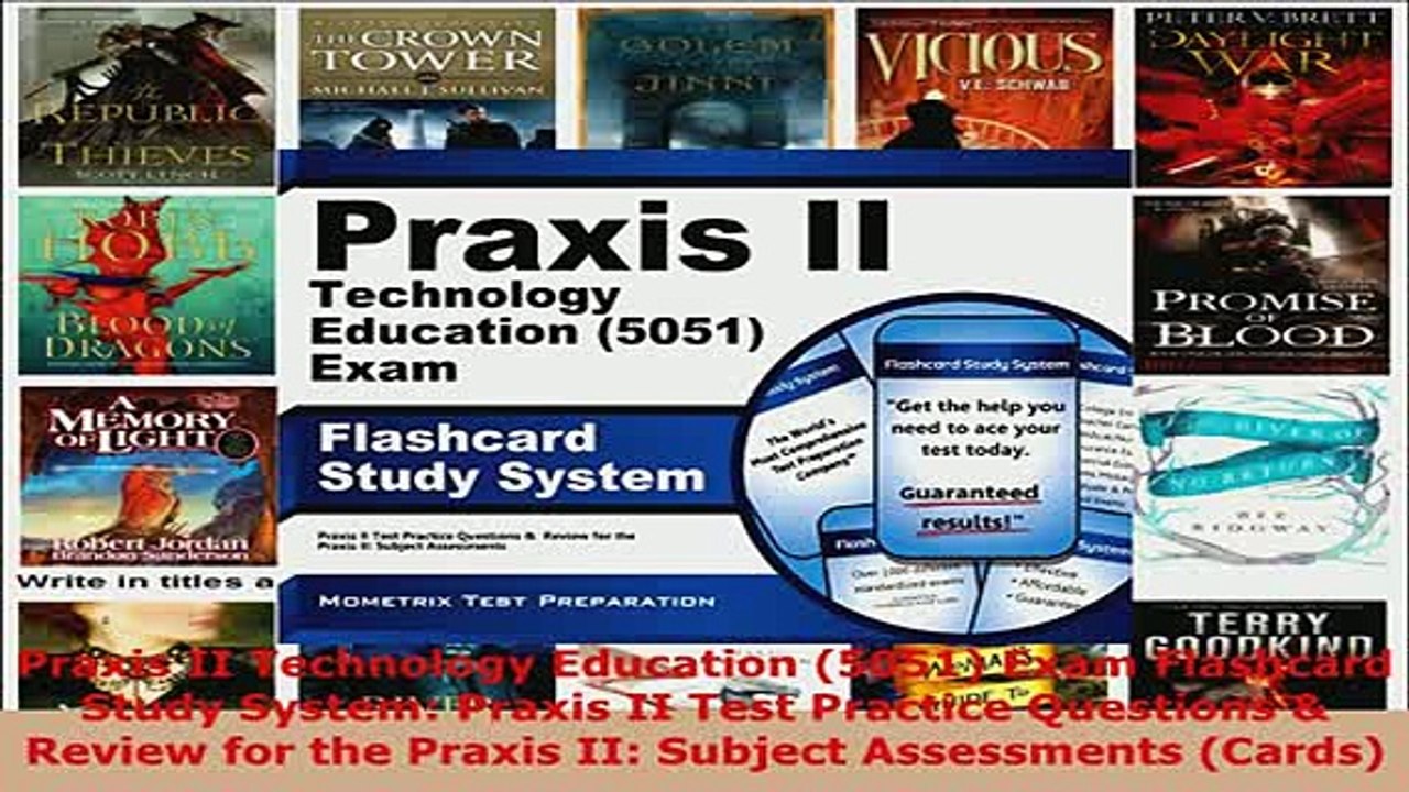 PDF  Praxis II Technology Education 5051 Exam Flashcard Study System Praxis II Test Practice PDF Book Free