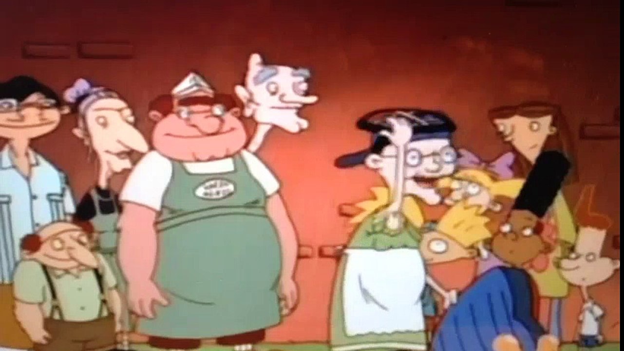 Hey Arnold Crazy Asian Man Screaming "Play Ball"!  Old Cartoons For Children
