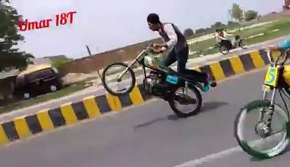 Pakistani Boys Amazinng Stunts on 14 august